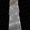L15 644/36/6; F 3 floor, Ni - Glass LPS - kryształowa lampa sufitowa