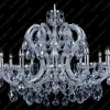 L14 003/12/1; F cut, SILVER - Glass LPS - kryształowy żyrandol
