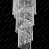 L15 512/12/3; Ni - Glass LPS - kryształowa lampa sufitowa