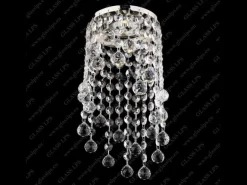L17 564/01/4; Ni - Glass LPS - kryształowa lampa sufitowa