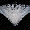 L17 555/23/4; Ni - Glass LPS - kryształowa lampa sufitowa