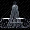 L17 574/06/6; Ni - Glass LPS - kryształowa lampa sufitowa