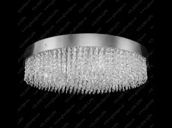 L17 260/08/6; Ni - Glass LPS - kryształowa lampa sufitowa