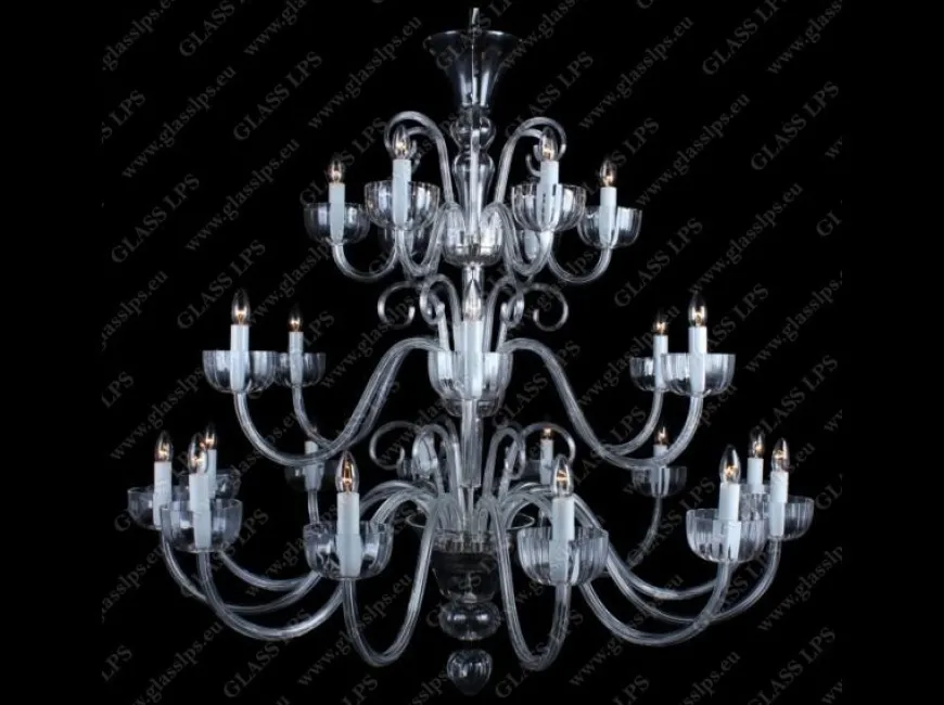 L11 901/24/0; Ni - Glass LPS - kryształowy żyrandol