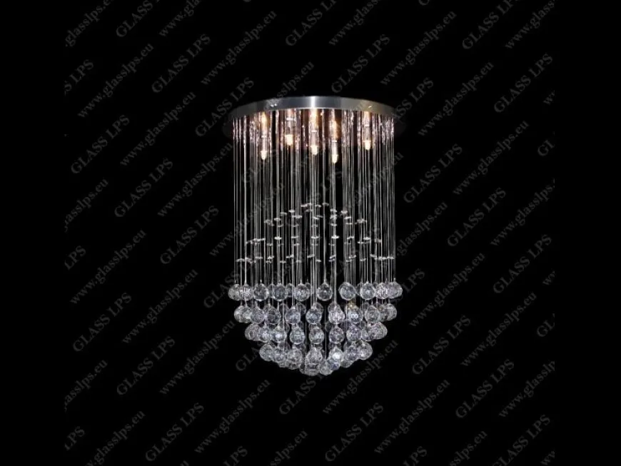 L17 541/05/4; Ni - Glass LPS - kryształowy żyrandol