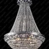 L15 557/08/6; Ni - Glass LPS - kryształowy żyrandol
