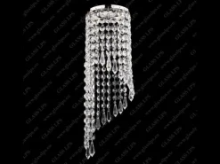 L17 561/01/3; Ni - Glass LPS - kryształowa lampa sufitowa