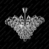 L17 555/06/4; Ni - Glass LPS - kryształowa lampa sufitowa