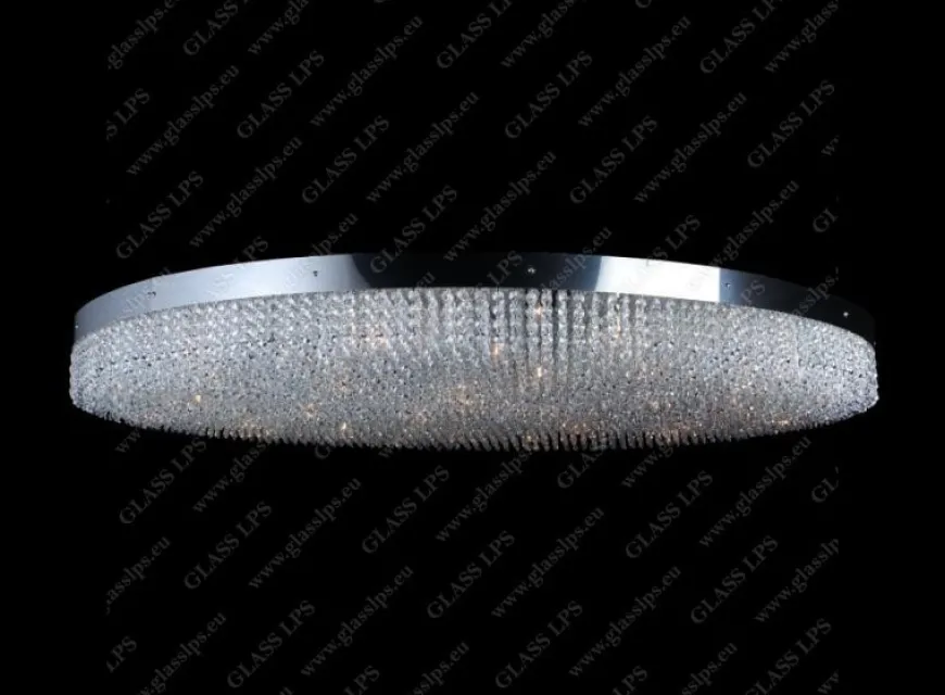 L17 260/34/6; Ni - Glass LPS - kryształowa lampa sufitowa