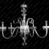 L11 901/05/0; SILVER - Glass LPS - kryształowy żyrandol