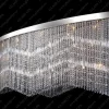 L17 010/25/3, 3-SK; F 2 coat, Ni - Glass LPS - kryształowa lampa sufitowa