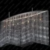 L17 010/15/3, 3-SK; F tube, Ni - Glass LPS - kryształowa lampa sufitowa