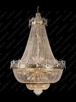 L15 572/23/1-A, 3; F 2 floor - Glass LPS - kryształowy żyrandol