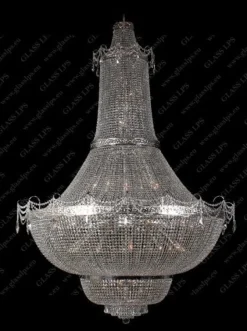 L15 572/48/1-A, 3; F 2 floor, Ni - Glass LPS - kryształowy żyrandol
