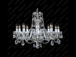 L11 801/10/1-A, F 1 Floor, Ni - Glass LPS - lampa wisząca kryształowa