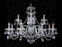 L11 801/12/1-A; F 2 floor, SILVER - Glass LPS - kryształowy żyrandol