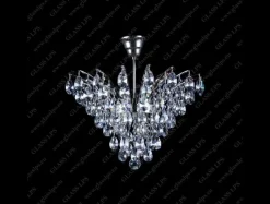L17 555/06/1-A; Ni - Glass LPS - kryształowa lampa sufitowa