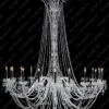 L11 918/18/1-A; SILVER - Glass LPS - kryształowy żyrandol