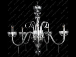 L11 901/05/3-H; SILVER - Glass LPS - kryształowy żyrandol