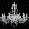 L11 120/12/3-K; SILVER - Glass LPS - kryształowy żyrandol