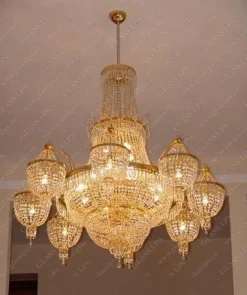 L15 525/40/3-P - Glass LPS - kryształowy żyrandol