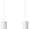 Lagos 2 Biały - SOLLUX LIGHTING - lampa wisząca