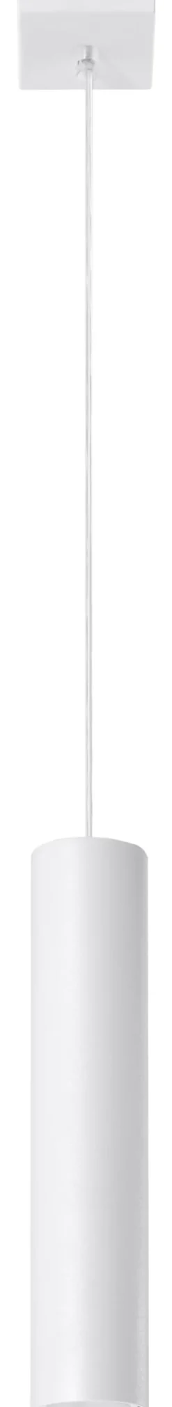 Lagos 1 Biały - SOLLUX LIGHTING - lampa wisząca