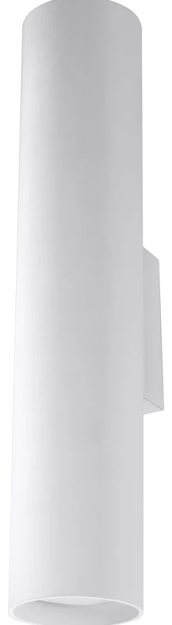 Lagos 2 Biały - SOLLUX LIGHTING - lampa ścienna