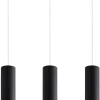 Lagos 3 Czarny - SOLLUX LIGHTING - lampa wisząca