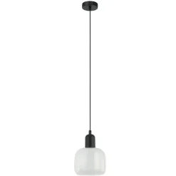 Lamezia I black - Italux - lampa wisząca nowoczesna