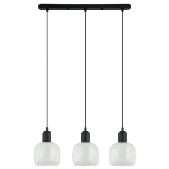 Lamezia III black - Italux - lampa wisząca nowoczesna