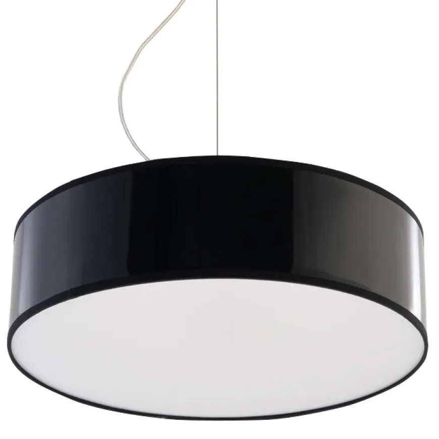 Lampa Wisząca ARENA 35 Czarna - Sollux
