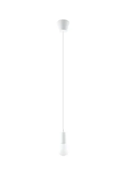 Lampa wisząca DIEGO 1 biała - Sollux