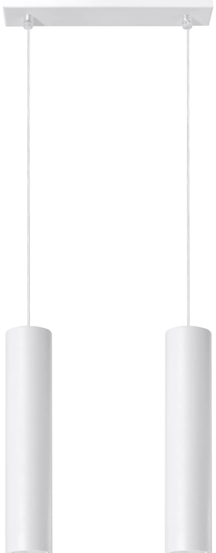 Lampa Wisząca LAGOS 2 Biały - Sollux