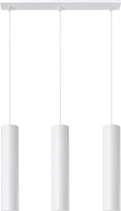 Lampa Wisząca LAGOS 3 Biały - Sollux