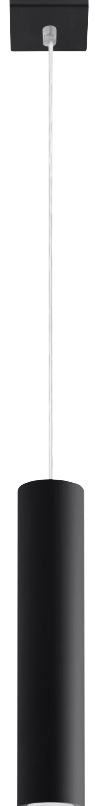 Lampa Wisząca LAGOS 1 Czarny - Sollux