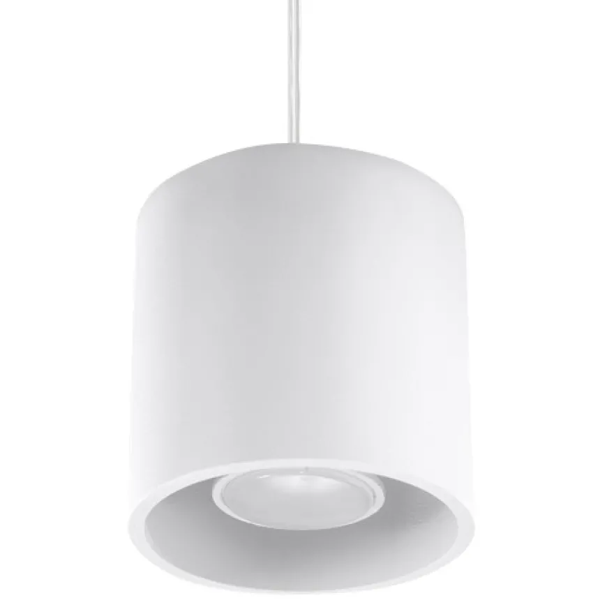 Lampa Wisząca ORBIS 1 Biały - Sollux