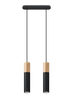 Lampa wisząca PABLO 2 czarna - Sollux