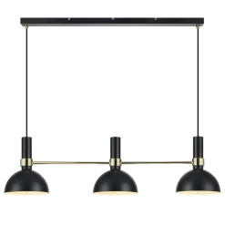 Larry III czarny, złoty - Markslöjd - lampa wisząca