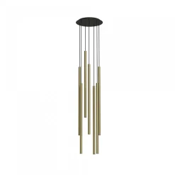 Laser 1000 Brass VII - Nowodvorski - lampa wisząca nowoczesna