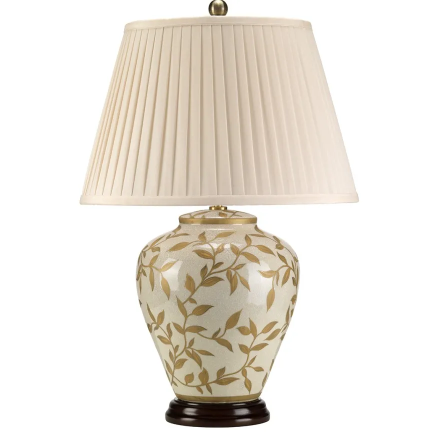 Leaves Brown/Gold - Elstead Lighting - lampa biurkowa nowoczesna