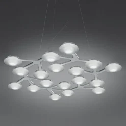 Led Net Line Ø46 biały lakier - Artemide - lampa wisząca