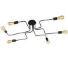 Lester L100 czarny - Lucide - lampa sufitowa
