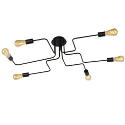 Lester L100 czarny - Lucide - lampa sufitowa