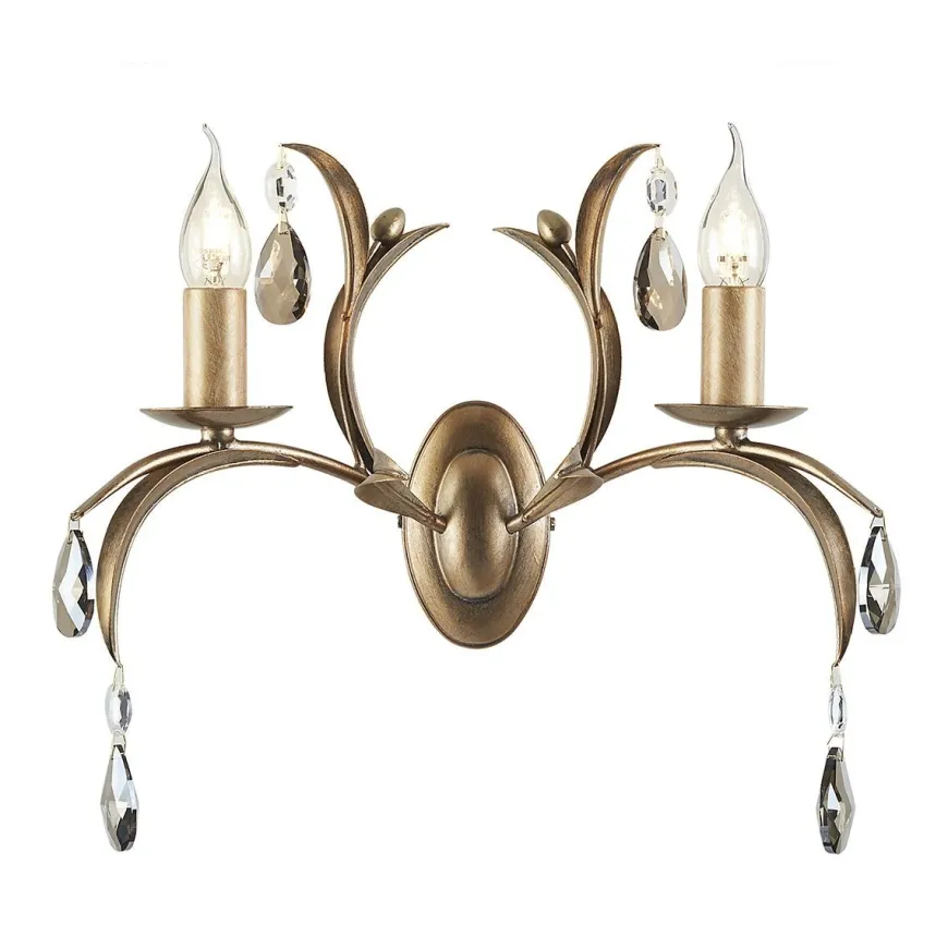 Lily Antique Bronze - Elstead Lighting - kinkiet klasyczny
