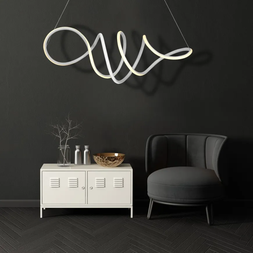 Loca White - Milagro - lampa wisząca nowoczesna