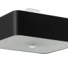 Lokko 45 Czarny - SOLLUX LIGHTING - lampa sufitowa