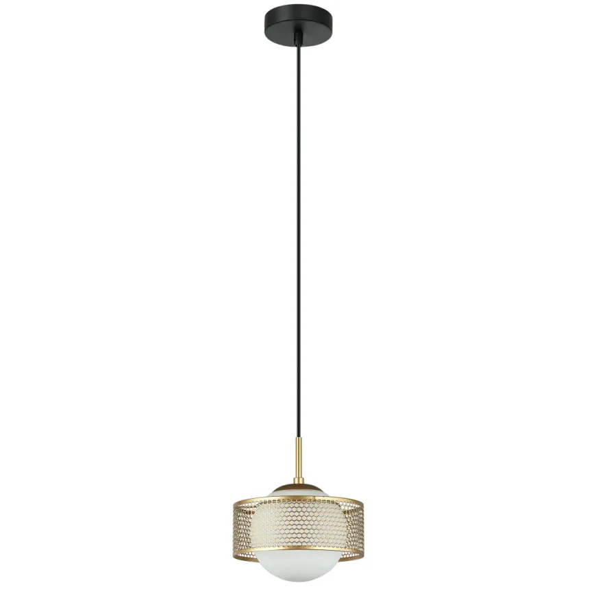 Lomica Gold I - Italux - lampa wisząca