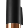 Loopez Czarny/Miedź - SOLLUX LIGHTING - lampa ścienna