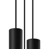 Loopez 3P Czarny/Miedź - SOLLUX LIGHTING - lampa wisząca